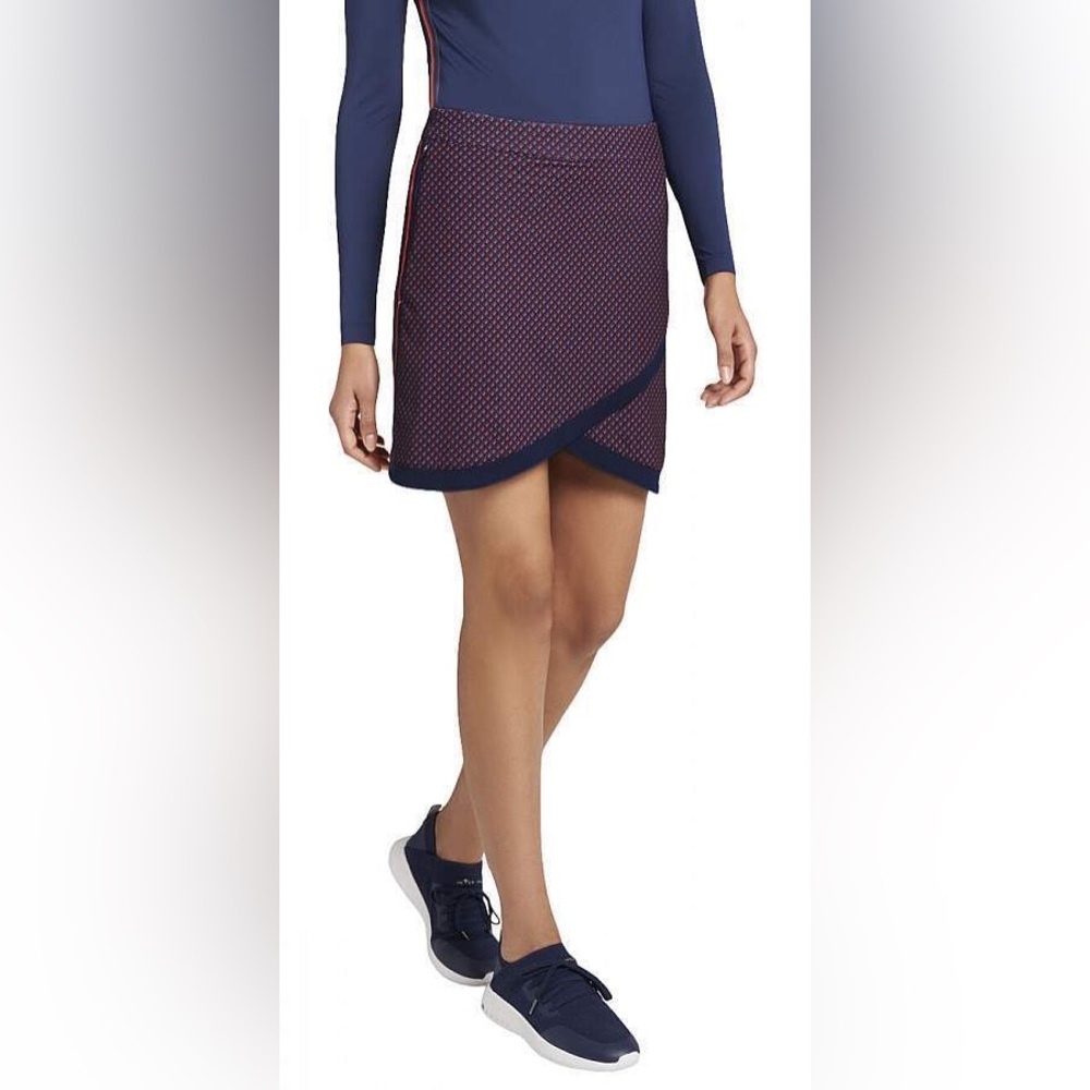 Peter Millar Deco Star Laura Wrap Ladies Skort Size S